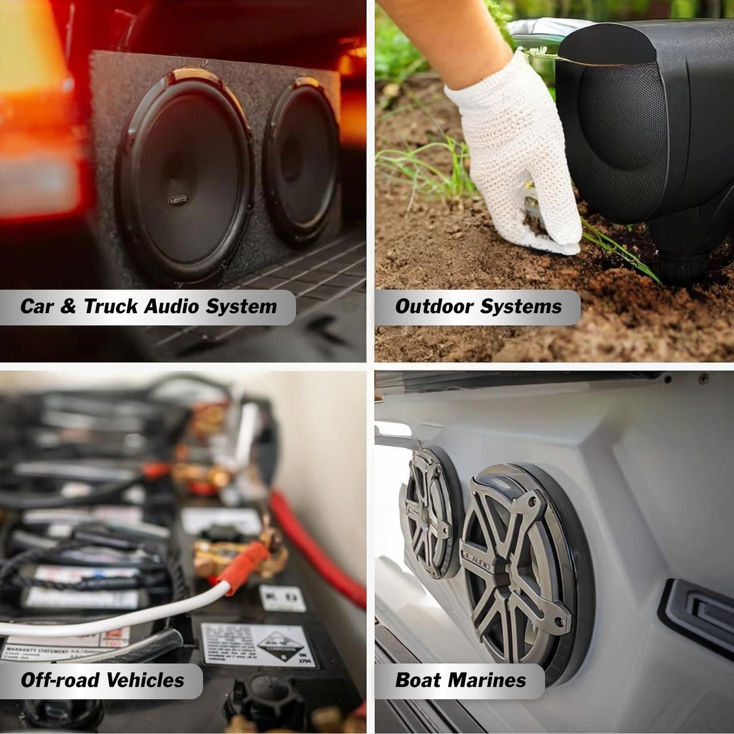 14 Gauge AWG 30Ft Black Speaker Wire Cable - Use for Car Speakers Stereos, Home Theater Speakers, Surround Sound, Radio